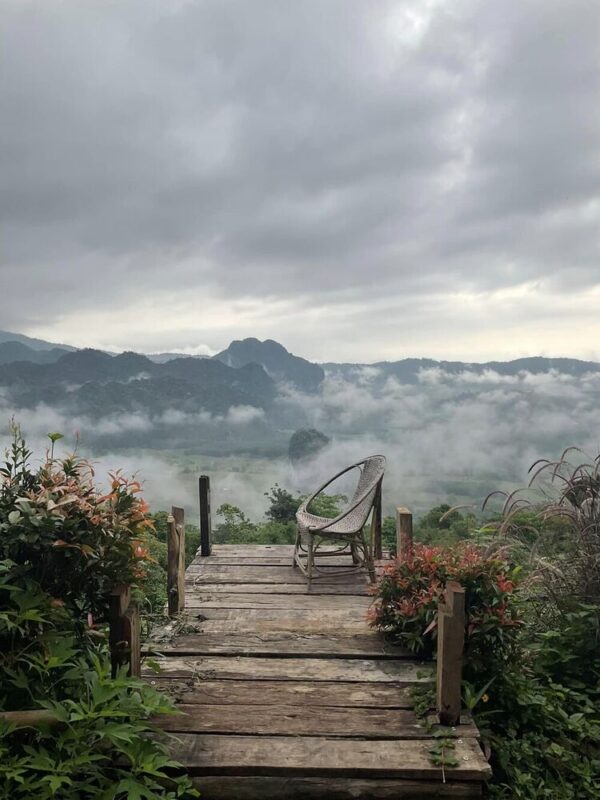 วิวถ่ายรูป 2 บ้านทะเลหมอก ณ ภูลังกา