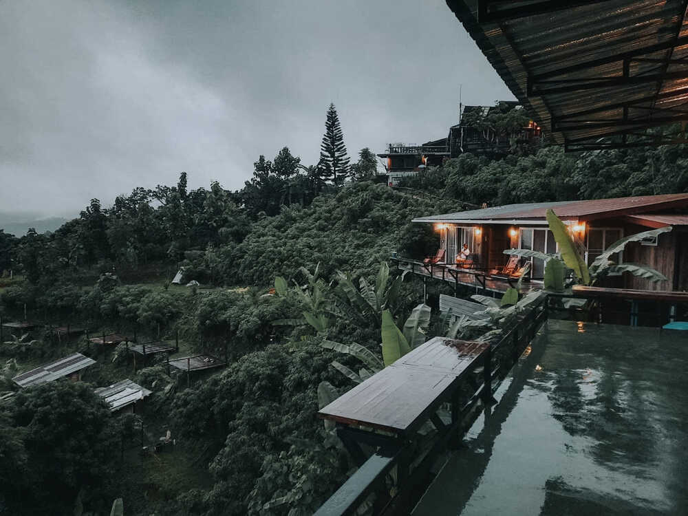 ภาพบรรากาศ บ้านทะเลหมอก ณ ภูลังกา