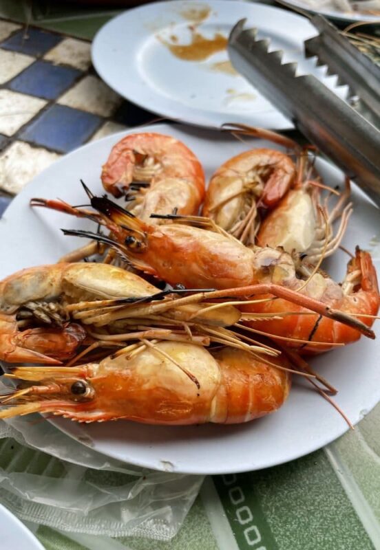 กุ้งเผาตัวใหญ่