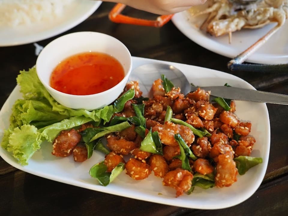 เอ็นไก่ทอดของบ้านอู่ทอง