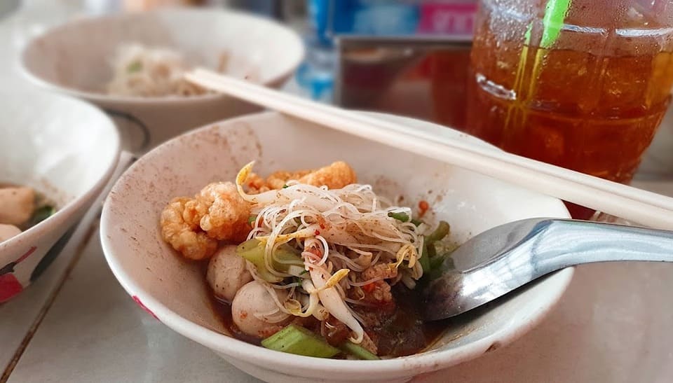 เมนูก๋วยเตี๋ยวร้านก๋วยเตี๋ยวเรือป้าเล็ก เจ้าเก่า อยุธยา 3