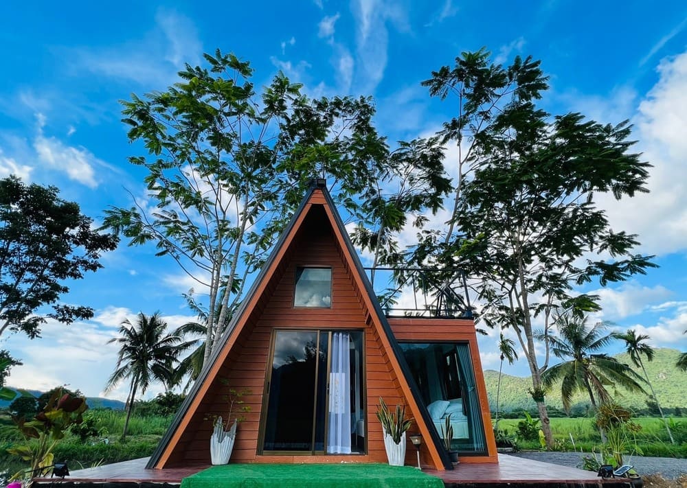 รูปห้องพักทรงสามเหลี่ยม สวยไม่เบา