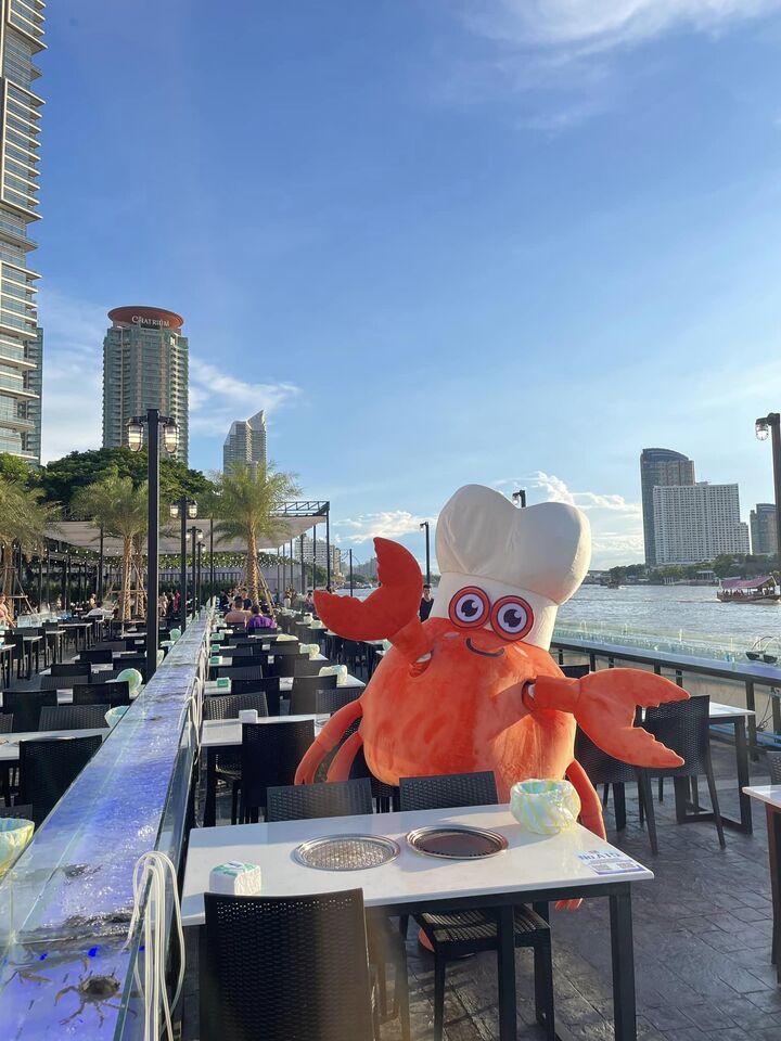 ร้านพึ่งขยายสาขาใหม่และตั้งอยู่ติดริมแม่น้ำเจ้าพระยา Kodtalay The Riverfront 