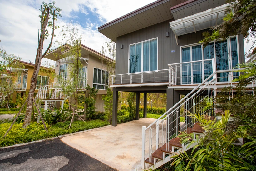 บ้านเดี่ยวพร้อมที่จอดรถยนต์ The Chamuang Forest