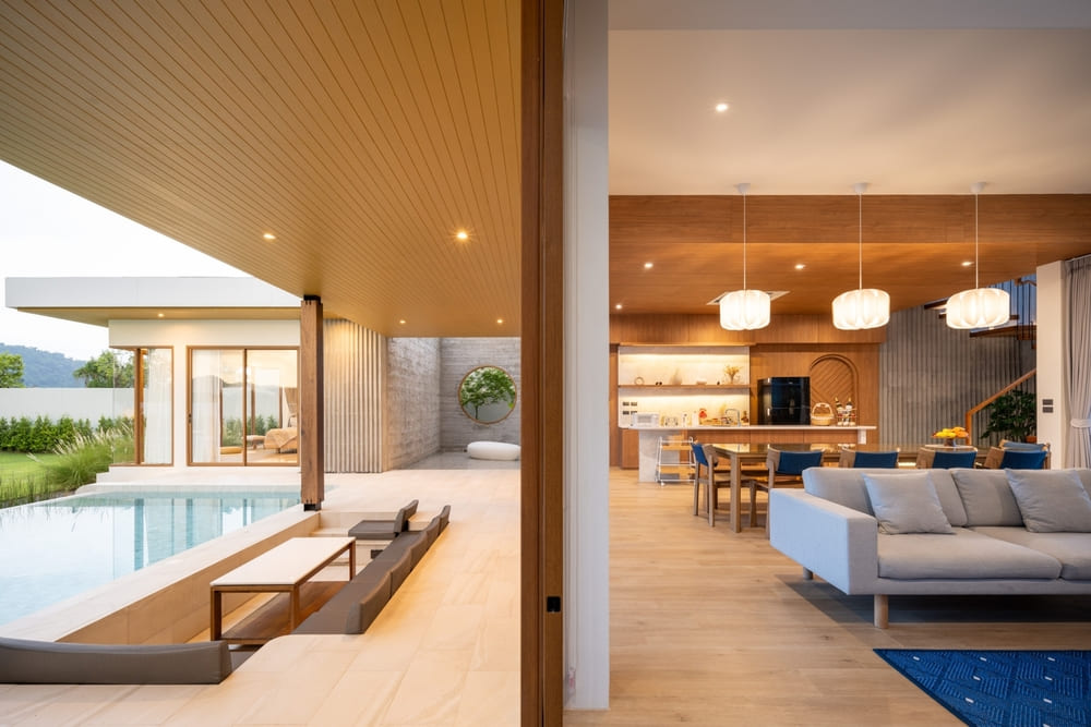 มุมด้านล่าง Valcony Villa
