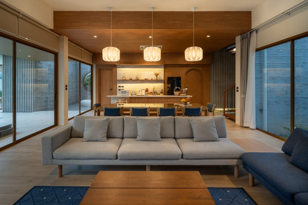 ห้องนั่งเล่น Valcony Villa