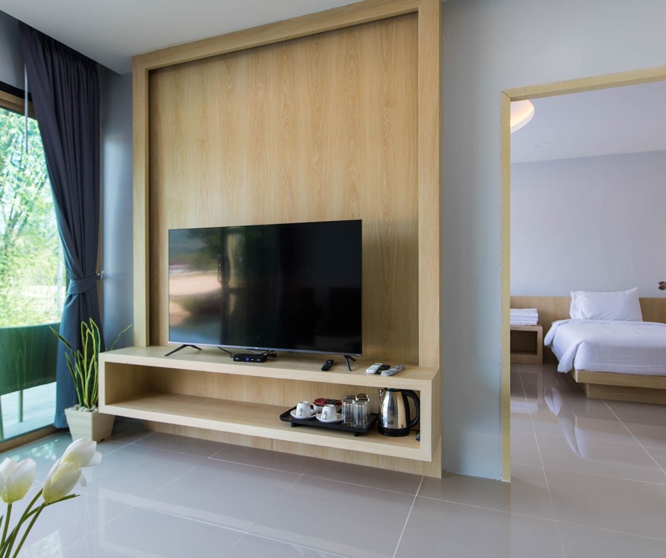 มีห้องนั่งเล่น The Chamuang Forest