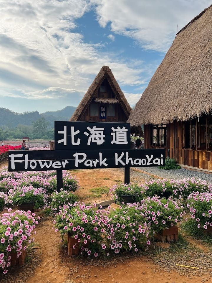 แนะนำให้ไปในช่วงหน้าหนาว อากาศดีสุดๆ Hokkaido Flower Park Khaoyai