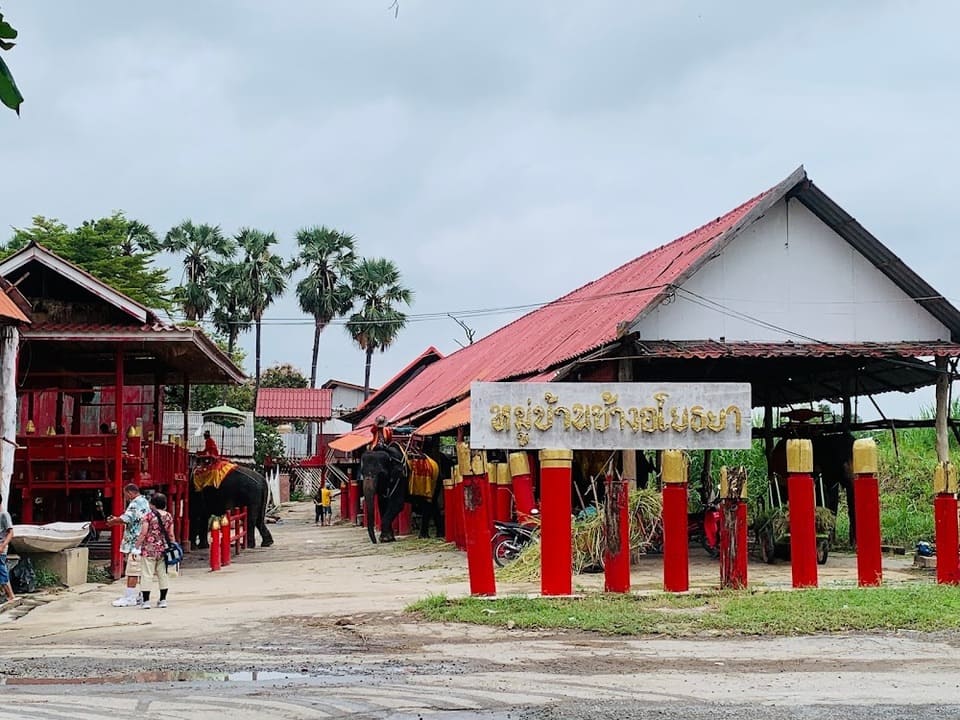 หมู่บ้านช้าง ตลาดน้ำอโยธยา