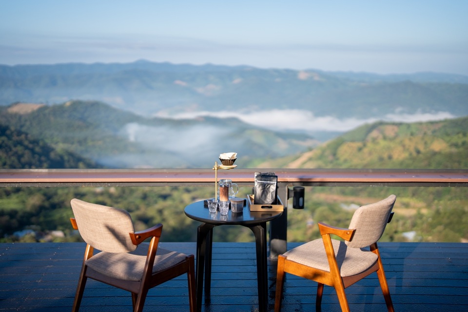 จิบกาแฟยามเช้า บ้านสวนภูวิน